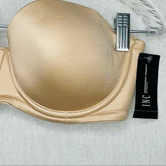INC Multi-Way Strapless Bra 36C tan , missing straps - Picture 8 of 11